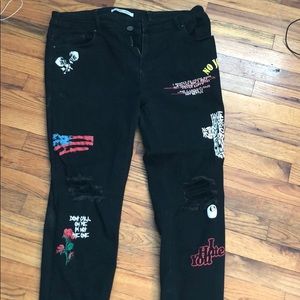 Skinny fit Embellish NYC jeans